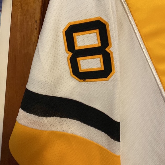 Retro Sidney Crosby Pittsburgh Penguins CCM Jersey - Picture 3 of 9